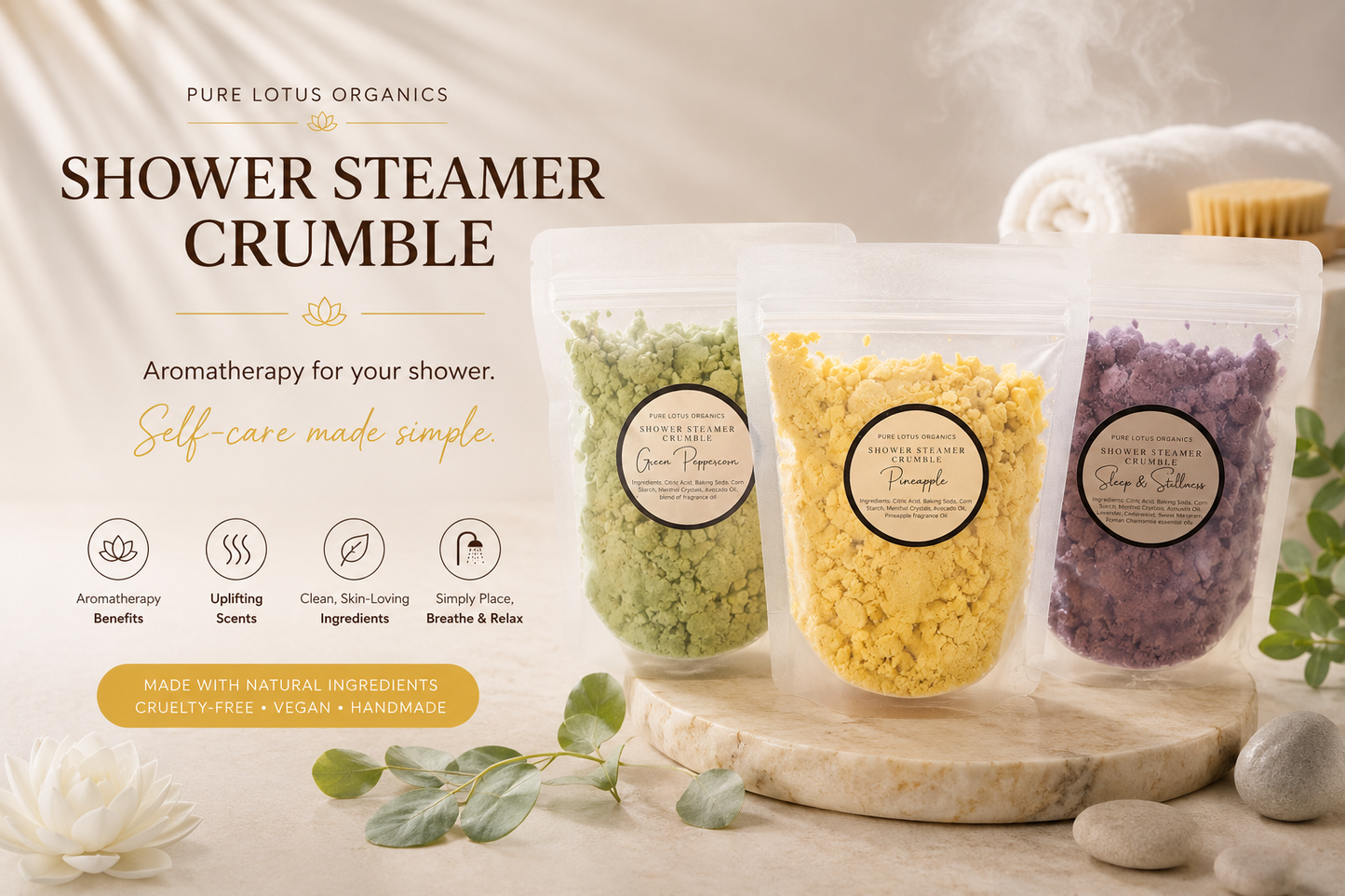 Shower Steamer Crumbles