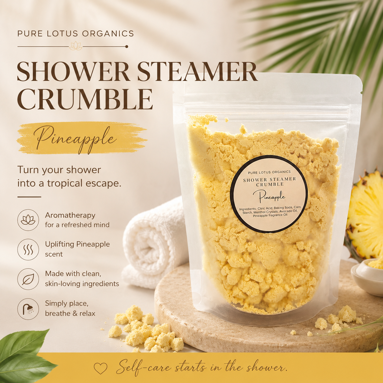 Shower Steamer Crumbles