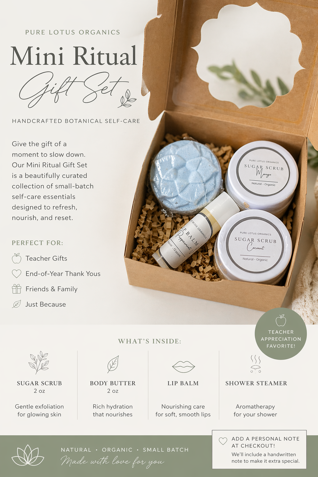 Los Sam Mini Ritual Mini Ritual Gift Set – Pure Lotus Organics